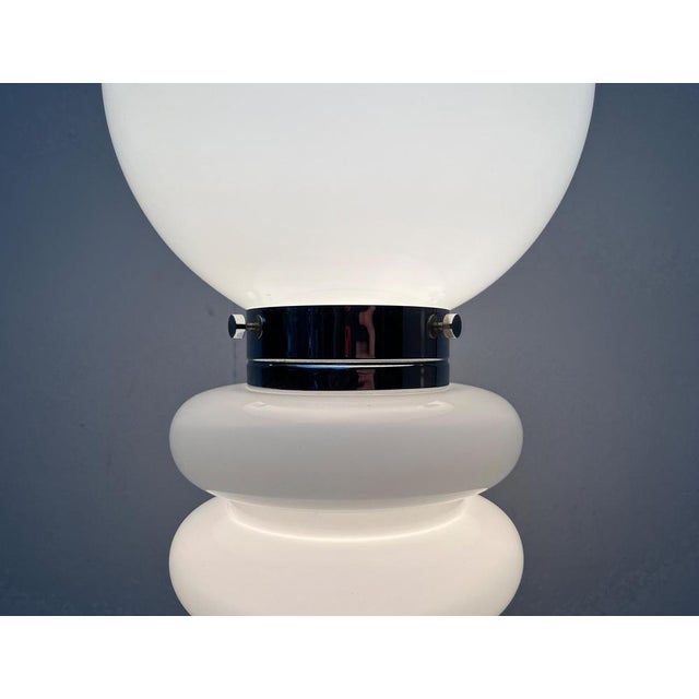 1960s Mid-Century Space Age Glass Table Lamp by Carlo Nason for JBS, 1960s For Sale - Image 5 of 18