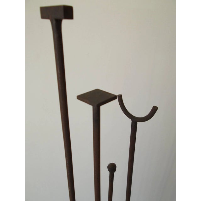 J. Jay McVicker Abstract Metal Welded Modern Art Sculpture, Circa 1960 For Sale - Image 9 of 11