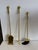 Vintage Brass Fireplace Tool Set Scallop Shell Design For Sale - Image 9 of 12