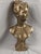 Vintage Gilt Composition Bust "Lys" After Emile Pinedo, French Art Nouveau Revival Sculpture For Sale - Image 17 of 18