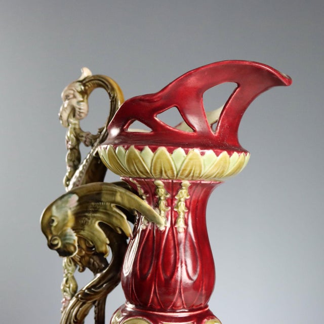 Ceramic Jugendstil Pourers in Ceramic, Set of 2 For Sale - Image 7 of 16