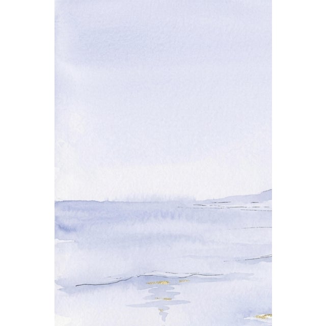 Not Yet Made - Made To Order Coastal Shoreline Wall Art, Pastel Beach Seascape Print, Minimalist Ocean Art Print, 24″ × 36″ For Sale - Image 5 of 9