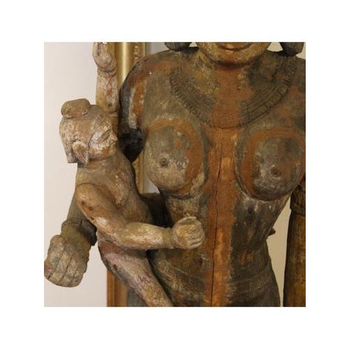 Unknown, Motherhood, Early 1900s, Teak For Sale - Image 3 of 16