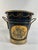 Late 20th Century Vintage French Black and Gold Tole Cachepot For Sale - Image 5 of 12