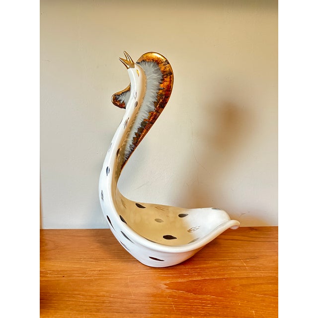 1950s Large Rooster Bowl by Marc Bellaire For Sale In New York - Image 6 of 6