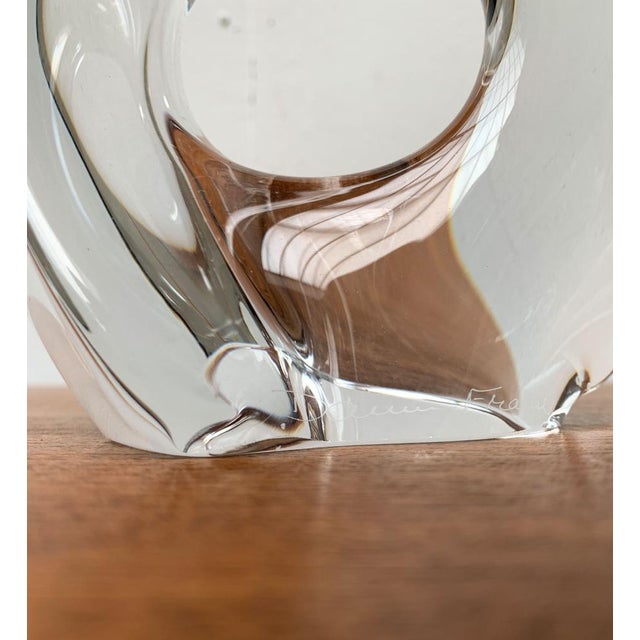 Mid-Century French Glass Table Lamp from Daum, 1960s For Sale - Image 10 of 18