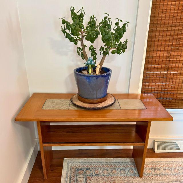 Late 1970s Danish Gangsø Møbler, Attributed Teak Console Table, Made in Denmark For Sale - Image 15 of 17