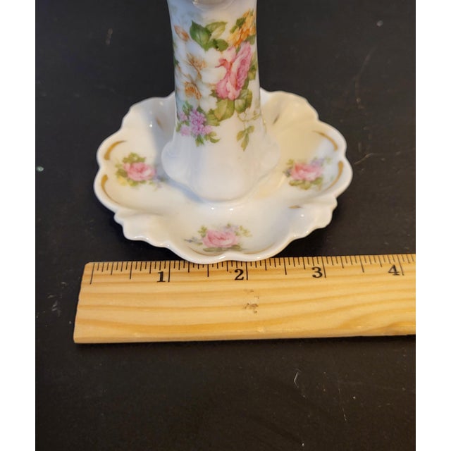 Traditional Vintage Austrian Porcelain Hatpin Holder For Sale - Image 3 of 13
