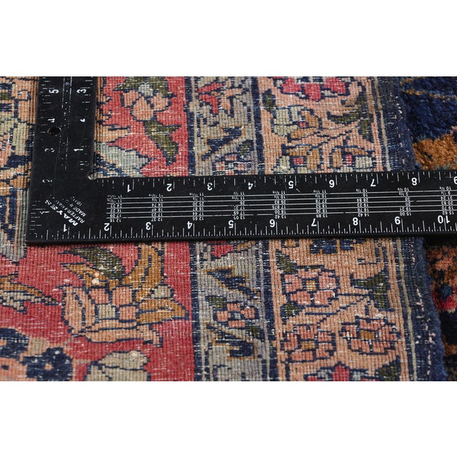 Antique Persian Sarouk Rug - 11'02 X 18'05 For Sale In Dallas - Image 6 of 9