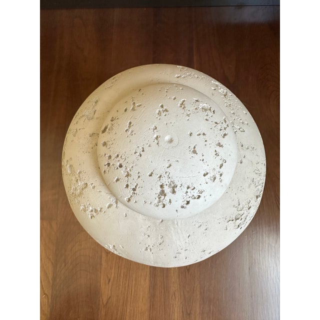 Taupe Vintage Plaster Ginger Jar in the Style of Flavia Montelupo For Sale - Image 8 of 15