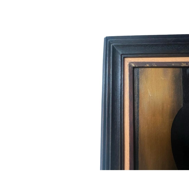 Textile Vintage Mid Century Nude French Women Canvas Framed Oil Painting Signed Eddie R 1970s For Sale - Image 7 of 11