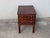 Vintage Allen Classics Mahogany Side Table Cabinet With 3 Tray Tables For Sale - Image 9 of 11