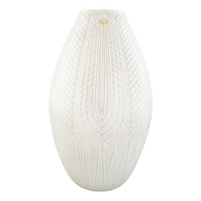 Mid-Century Ceramic AX Floor Vase by Berit Ternell from Upsala Ekeby, Sweden, 1950s For Sale