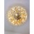 Large Early 21st Century Clear and Amber “Triedro” Murano Glass Chandelier For Sale - Image 4 of 6