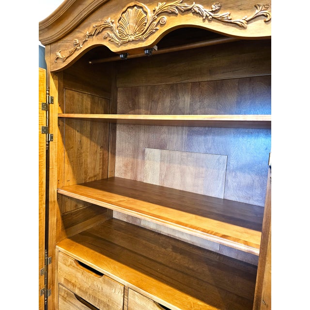 Legacy Armoire ~ Country French Wardrobe by Ethan Allen For Sale - Image 9 of 17