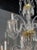 Italian Twist Glass Chandelier For Sale - Image 4 of 9