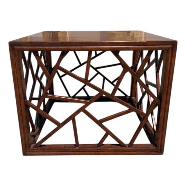 Dessin Fournir Cracked Ice Coffee Table For Sale