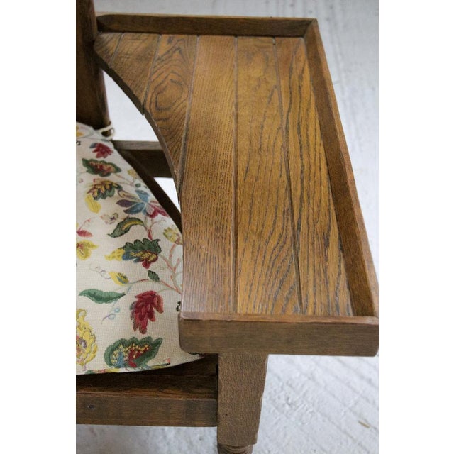 Wood Vintage Dutch Brutalist Oak Side Chair, 1950 For Sale - Image 7 of 14