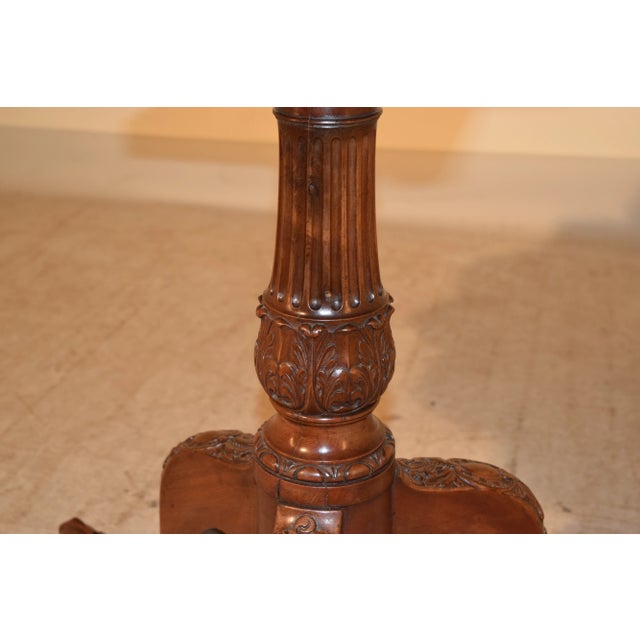 18th C Mahogany Irish Tea Table For Sale - Image 10 of 12