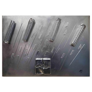 Anna Maria Caboni, A Hard Rain's Gonna Fall, Mixed Media, 2023 For Sale