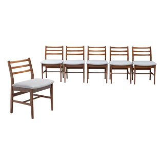 Mid-Century Modern Dining Chairs, 1960s, Set of 6 For Sale