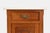 Mid-Century Modern Art Deco Nightstand in Oak with Carrara Marble Top, France, 1930s For Sale - Image 3 of 11