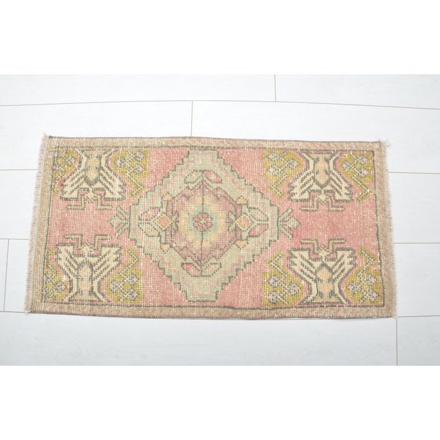 Turkish Mid 20th Century Turkish Bohemian Wool Carpet For Sale - Image 3 of 7