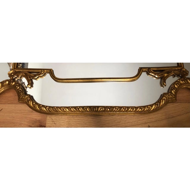 Gold Large Carved and Gilt Regency Mirror For Sale - Image 8 of 8