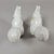 Pair of Italian White Glazed Terracotta Squirrel Figurines For Sale In Raleigh - Image 6 of 7