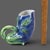 Vintage Hand Painted Ceramic Made in Italy Eggplant Form Aubergine Pitcher For Sale - Image 4 of 8