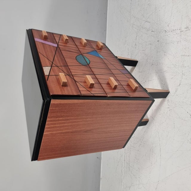 Wood Vintage Bedside Table, 1970s For Sale - Image 7 of 10