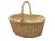 White Wicker Basket, 1970s For Sale