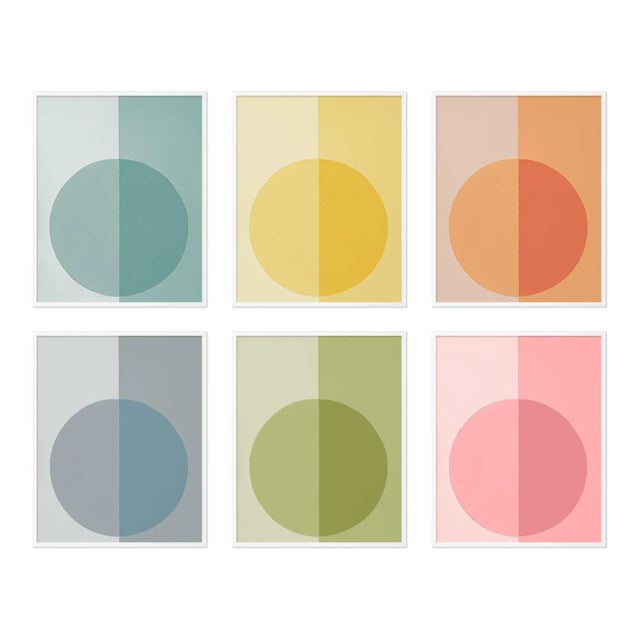 Modern Forevers by Stephanie Henderson in White Frame, Medium Art Prints, Set of 6 For Sale - Image 9 of 9