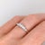 Modern Diamond Band Ring in Solid 14k Gold, Marquise 3.5x2mm - Earth Mined Diamonds, Size 6.75 For Sale - Image 3 of 7