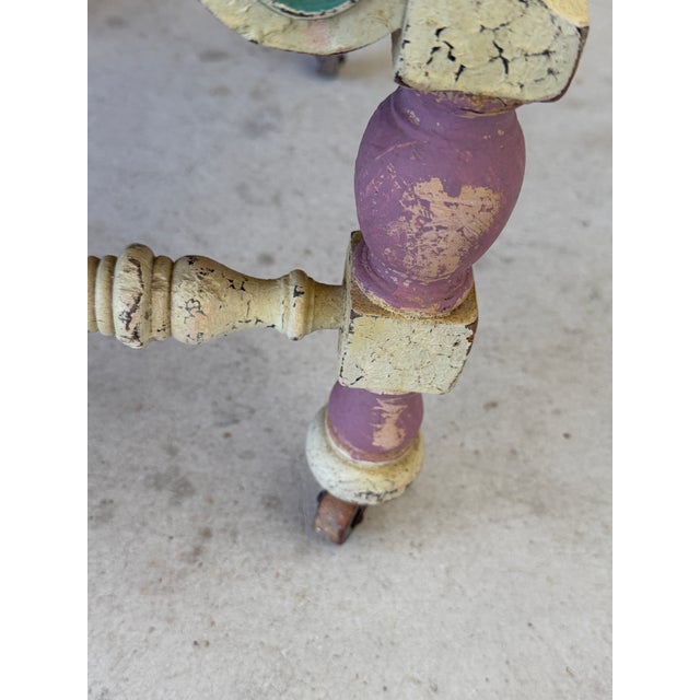 Paint Vintage French Country Distressed Jewelry & Lingerie Chest on Casters For Sale - Image 7 of 12