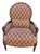 1990s Ethan Allen Custom Suzette Bergere Lounge Chair French Living Room Armchair For Sale