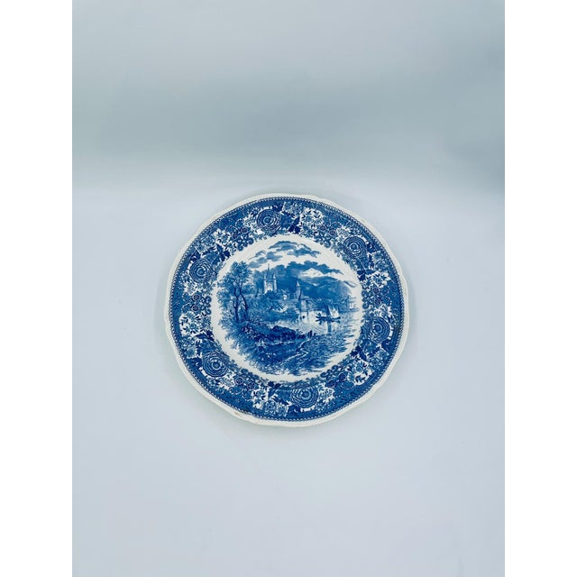 Blue Burgenland Decorative Wall Plate from Villeroy & Boch, 1965 For Sale - Image 8 of 8