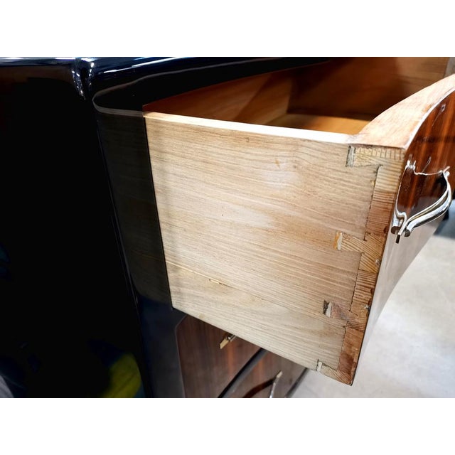 Art Deco French Rosewood Chest of Drawers, 1930s For Sale - Image 9 of 13
