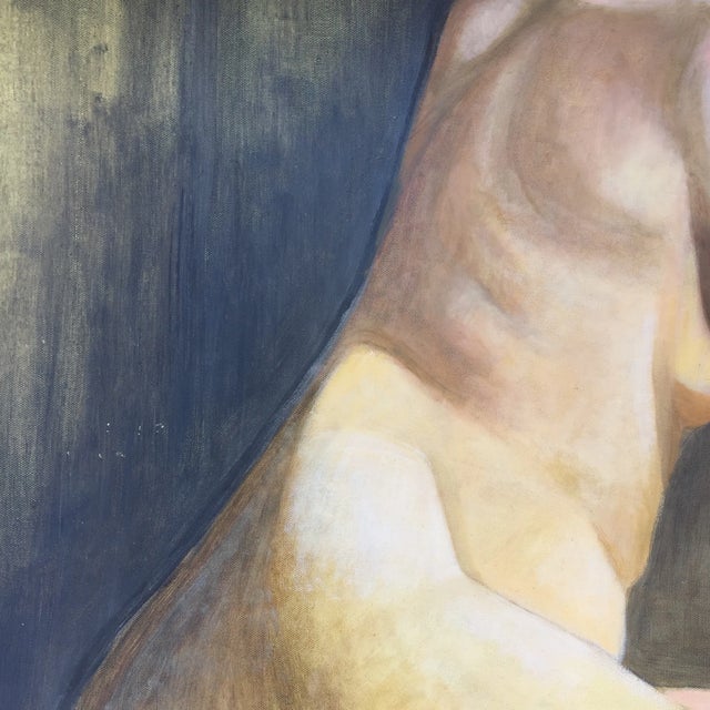 Contemporary Vintage Original Female Nude Painting For Sale - Image 3 of 8