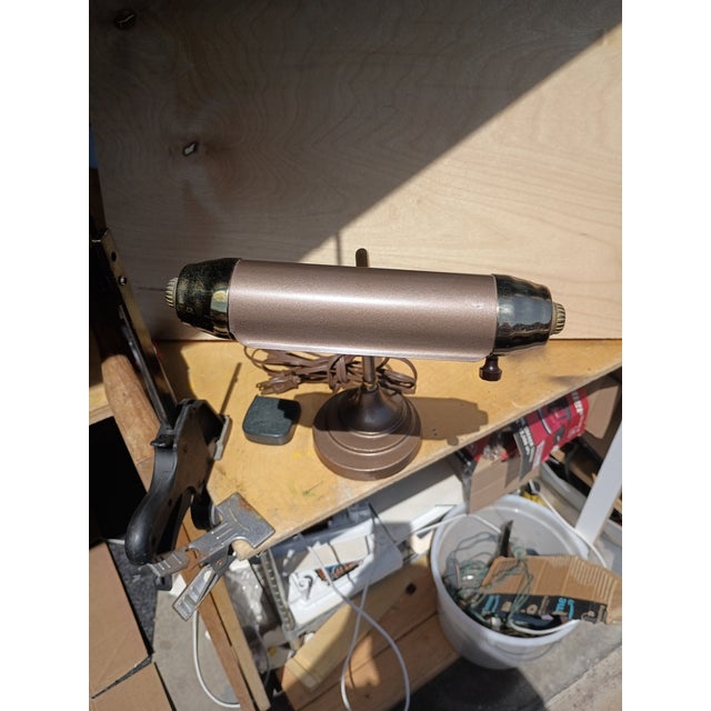 1940's Radionic Trans Bankers Lamp For Sale In San Diego - Image 6 of 9