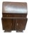 1930s Art Deco Waterfall Drop-Front Secretary Desk For Sale
