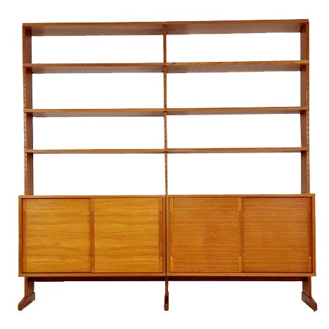 Vintage Danish Teak Room Divider from L CHR Larsen & Søn, 1960s For Sale