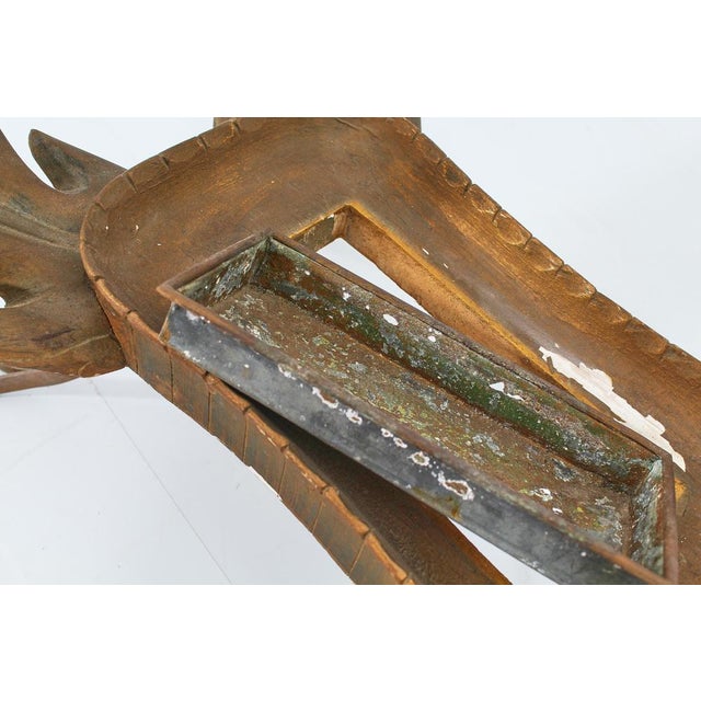 Mid-Century Brass and Glass Coffee Table, 1950 For Sale - Image 16 of 18