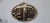 Victorian Oval Brass Mirror, 1880 For Sale - Image 3 of 9