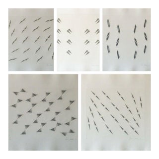 Tess Jaray Encounter Suite 5 Etchings For Sale