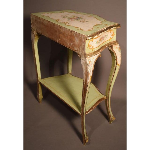Traditional Late 19th or Early 20th Century Petite French Console For Sale - Image 3 of 8