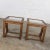1980s Vintage StavOak End Side Tables From Jack Daniels’ Barrel Staves by Jobie G. Redmond 1981 - A Pair For Sale - Image 5 of 13