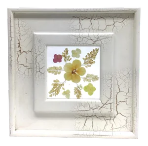 Vintage Botanical Framed Flower Collage