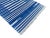 Handmade Cotton Natural Vegetable Dyed Flat Weave Reversible Blue and White Striped Rug - 12'x15' For Sale - Image 6 of 11