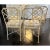 Antique White 1950s Chinoiserie Metal Calcutta Dining Patio Chairs by Brown Jordan- Set of 4 For Sale - Image 8 of 9